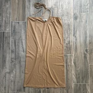 Free People Tan Maxi Dress